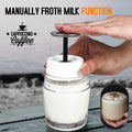 HOMEFISH Portable 3-in-1 Espresso Coffee Maker | Manual Brewer