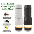 HOMEFISH Portable 3-in-1 Espresso Coffee Maker | Manual Brewer