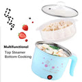 BALASHOV Mini Electric Cooker | 1.8L Hot Pot, Rice & Noodles Skillet