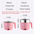 BALASHOV Mini Electric Cooker | 1.8L Hot Pot, Rice & Noodles Skillet