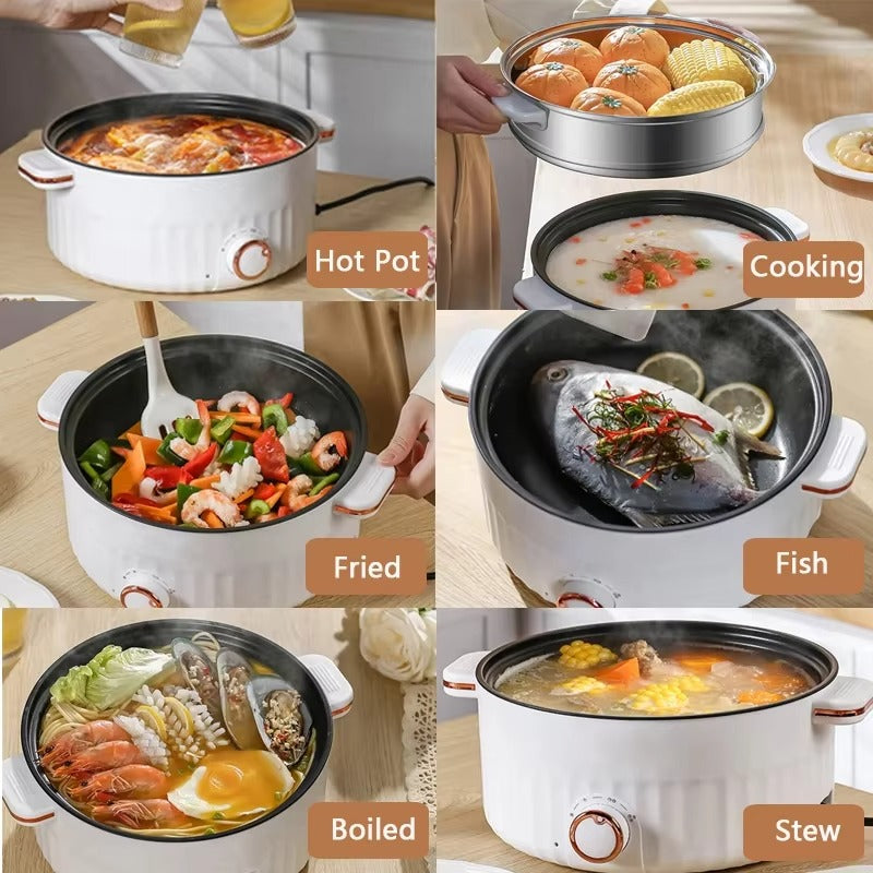 BALASHOV Mini Multifunctional Cooker | Double Layer Hot Pot 