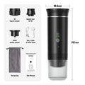 DENOKIN Portable Espresso Coffee Machine | 3-in-1 for Car & Home Use